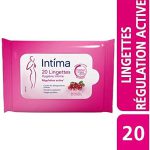 Intima - 20 Lingettes Hygiène Intime - Cranberry - Fraîcheur et anti-désagrément intime